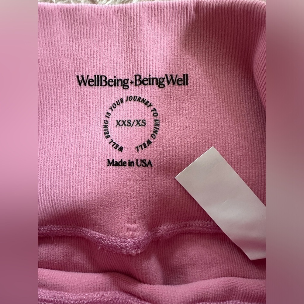 NWOT Revolve Well-being+Being-Well Stretchwell Valle Leggings - Rose Size XXS/XS - Picture 7 of 11